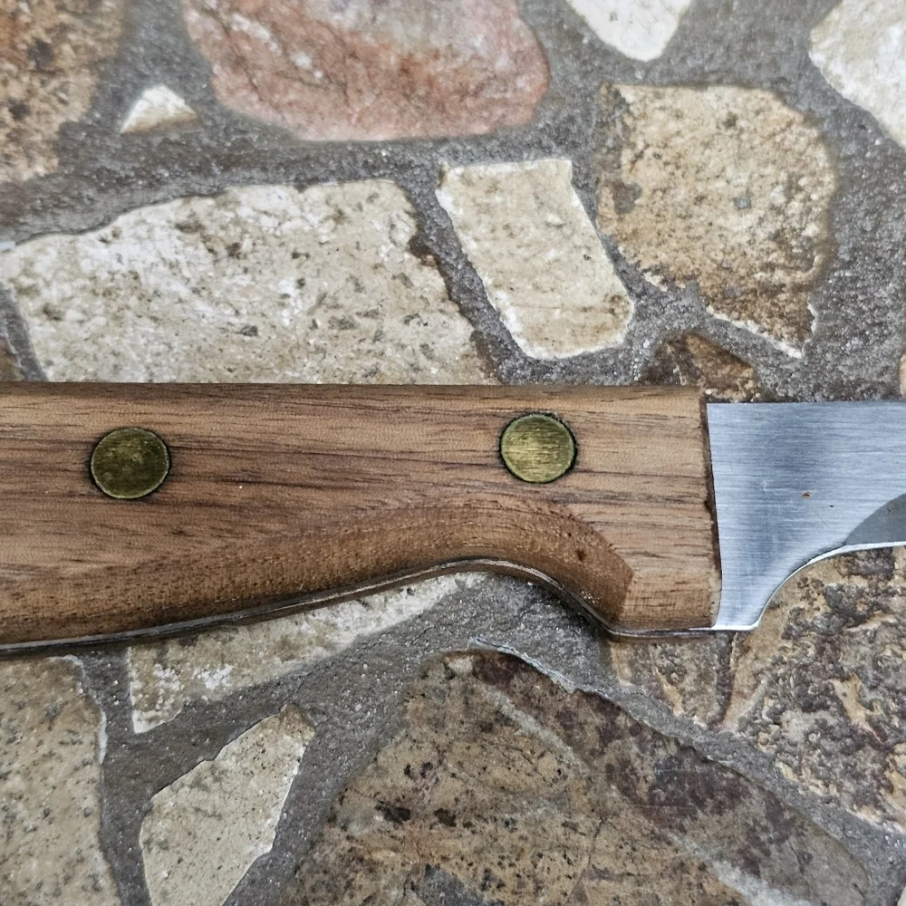 Vintage 1970s Wood Handle 1776 The All Americans Fillet Knife USA